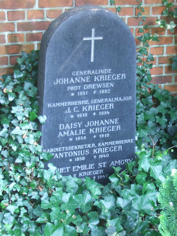 Billede af gravsten p&aring; Holmens Kirkeg&aring;rd