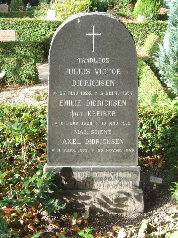 Billede af gravsten p&aring; Holmens Kirkeg&aring;rd