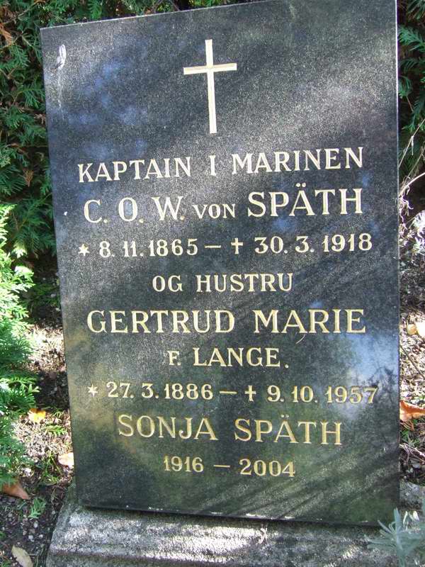 Billede af gravsten p&aring; Holmens Kirkeg&aring;rd