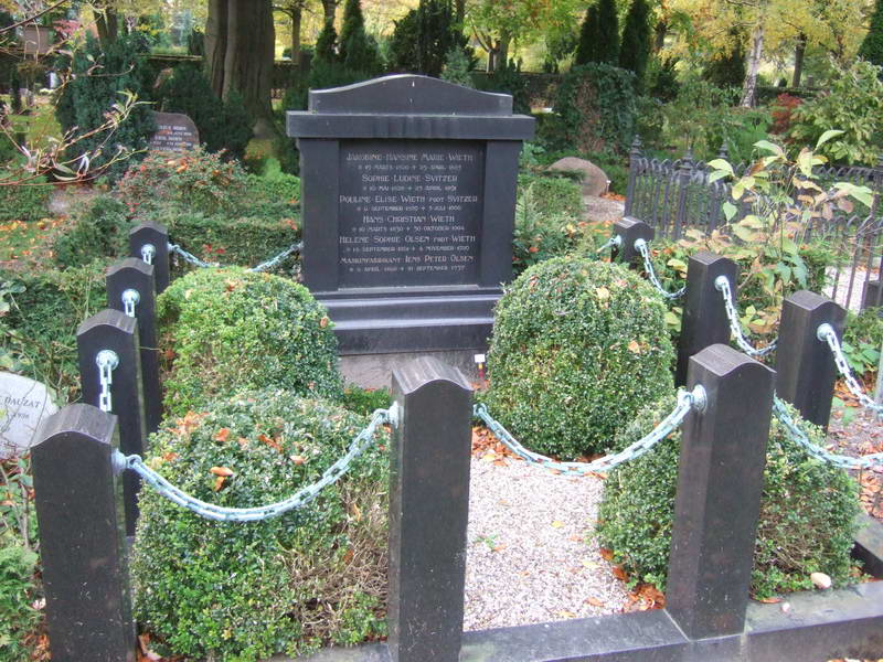 Billede af gravsten p&aring; Holmens Kirkeg&aring;rd
