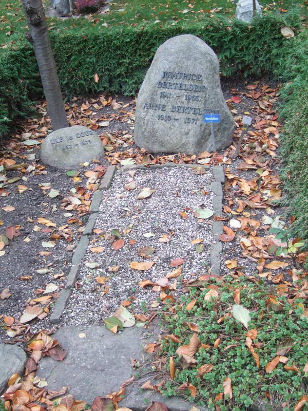 Billede af gravsten p&aring; Holmens Kirkeg&aring;rd
